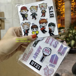 Sticker In Nổi Nhóm Nhạc BTS