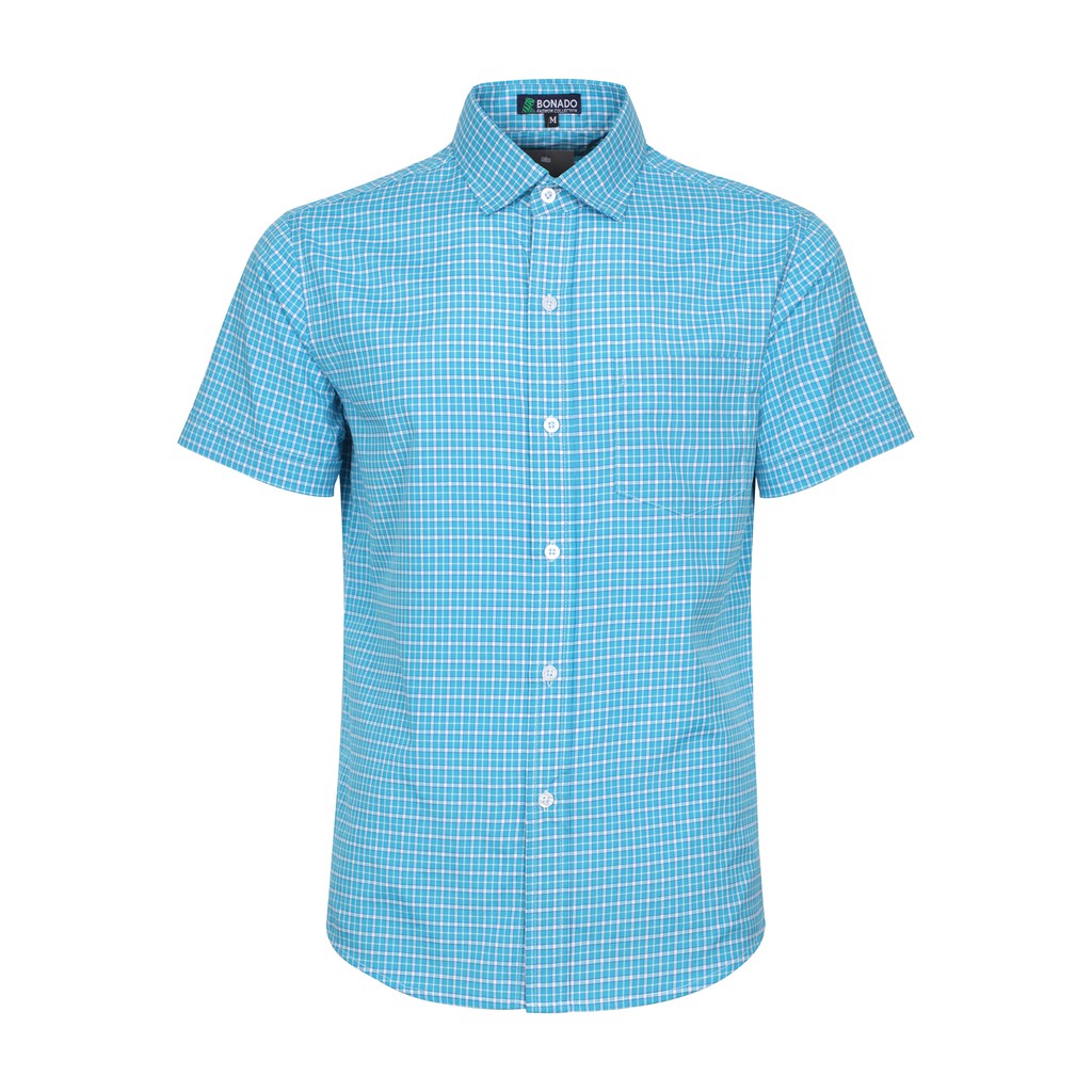 [Mã FAMALLT5 giảm 15% đơn 150K] Áo sơ mi nam caro cao cấp ngắn tay Bonado BNT205
