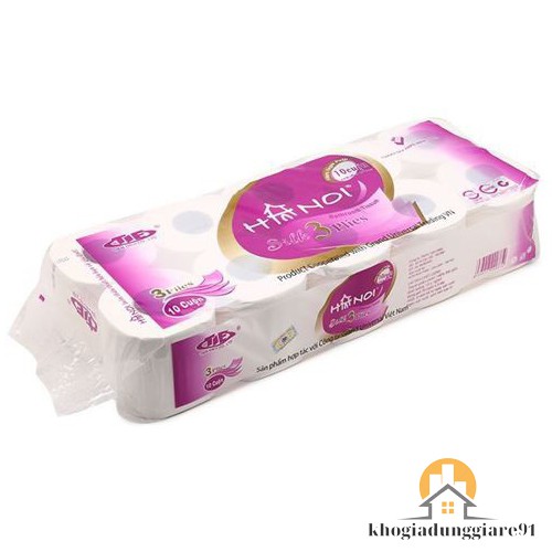 GIẤY VỆ SINH HÀ NỘI SILK 3 LỚP 1.6KG