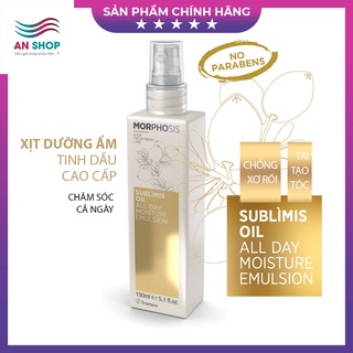 Xịt dưỡng tóc sịt ẩm phục hồi hư tổn khô xơ rối tinh chất chăm sóc tóc thơm mềm mượt nhẹ FRAMESI MOISTURE EMULSION 150ml