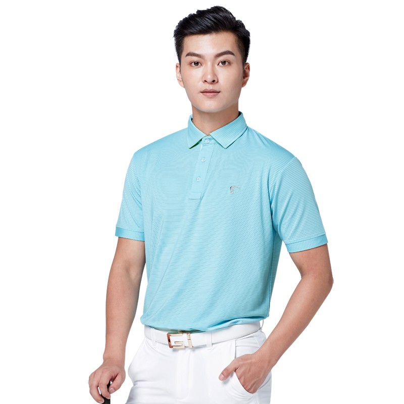 Set 2 Áo Thun Chơi Golf Cổ Bẻ Nhanh Khô Thời Trang Cho Nam