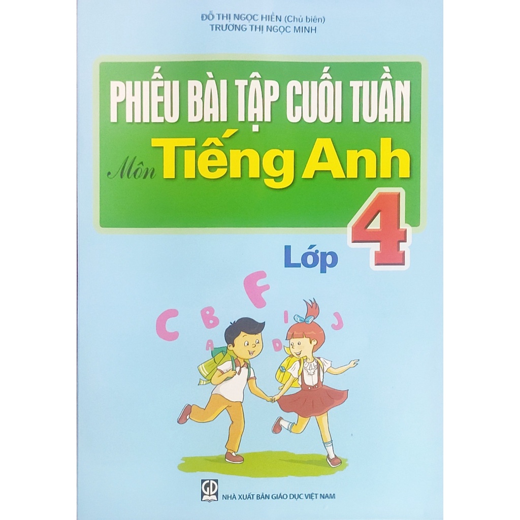 Sách - Phiếu bài tập cuối tuần Tiếng Anh lớp 4