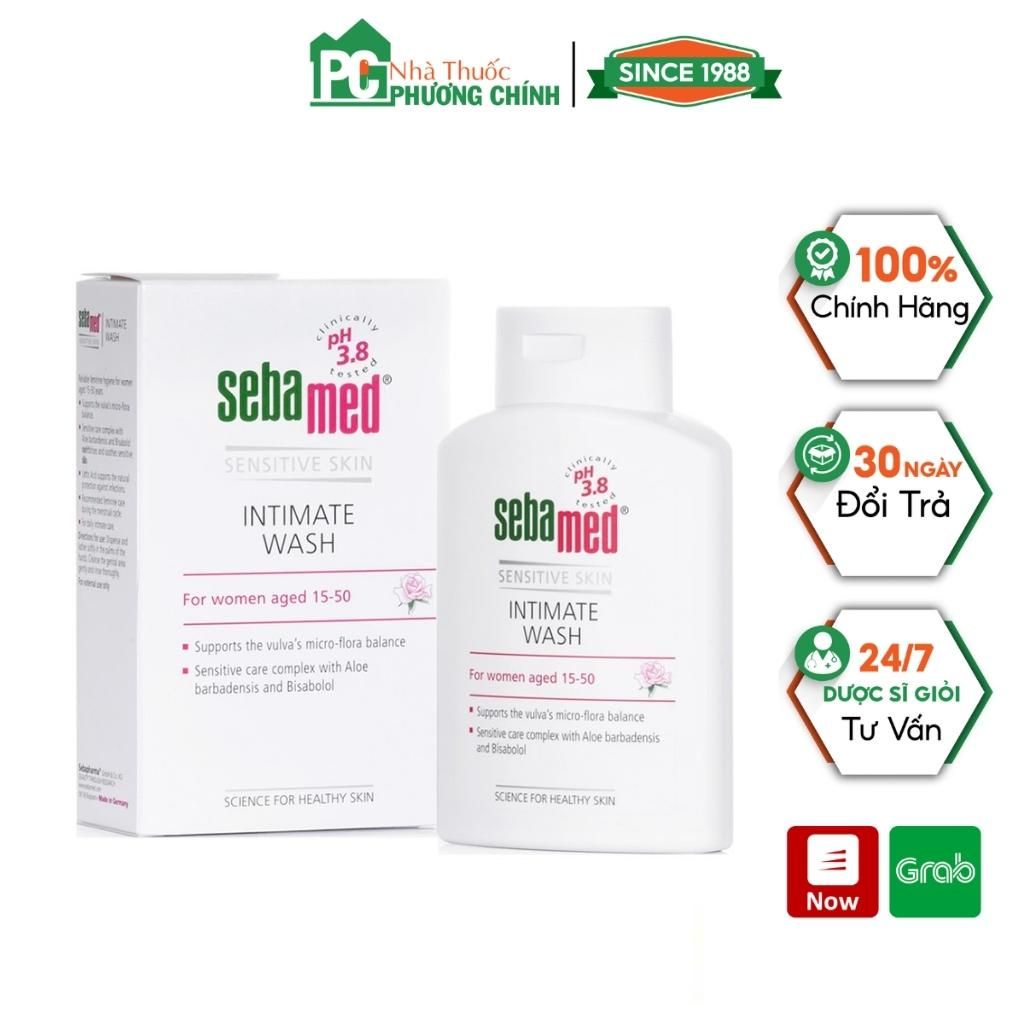 Dung Dịch Vệ Sinh Phụ Nữ Sebamed Feminine Intimate Wash pH3.8 Làm Sạch Nhẹ Nhàng, Cân Bằng Hệ Vi Sinh Tốt (200ml/Hộp)