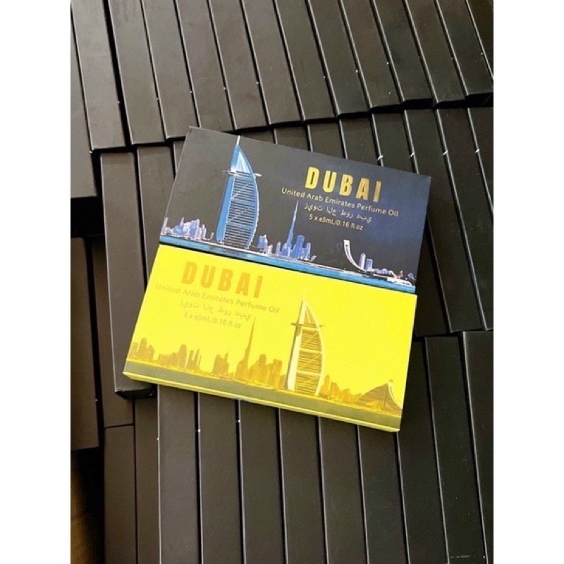 SET 5 CHAI TINH DẦU NƯỚC HOA DUBAI
