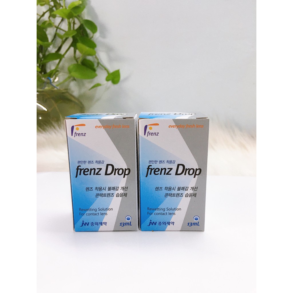 Nước nhỏ mắt cho đeo lens Frenz Drop 13ml Hàn Quốc - Dung dịch nhỏ mắt khi mang kính áp tròng.