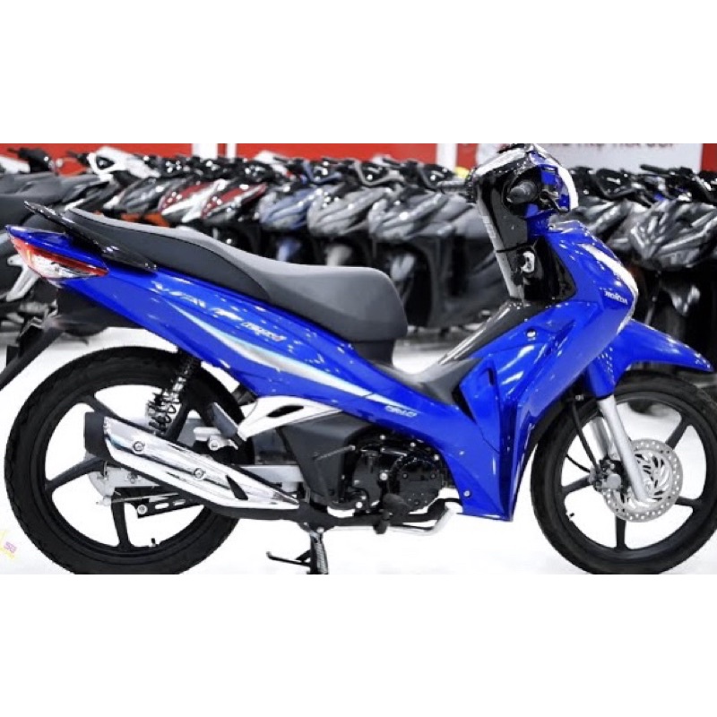 Màu Sơn Xanh Dương Xe Fur125i - Wave125i Nhập Thái MotokieuMaiThànhĐạt