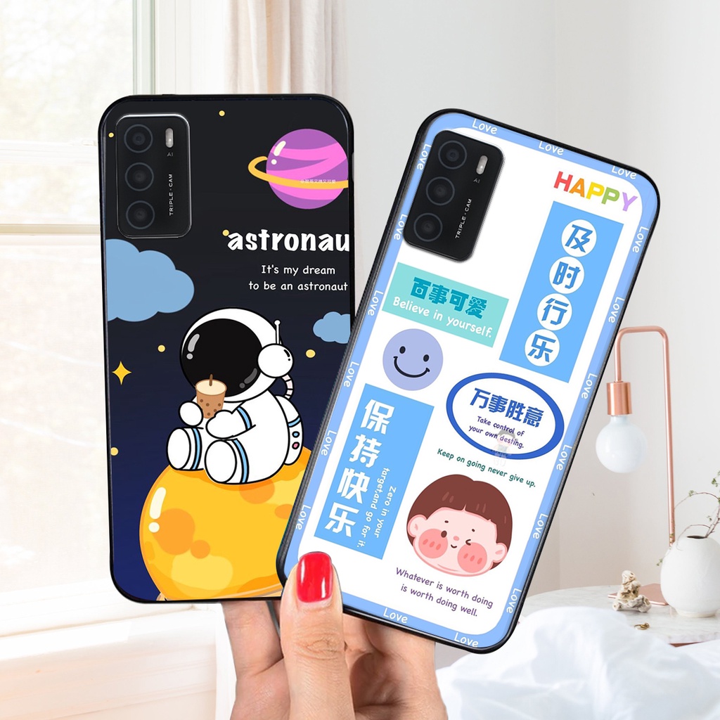 Ốp lưng Oppo A16 in hình 3D GẤU cute be@r, soda, happy day cực hot ,thời thượng