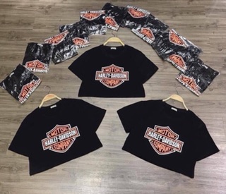 Áo thun giấy croptop cổ tim siêu hot