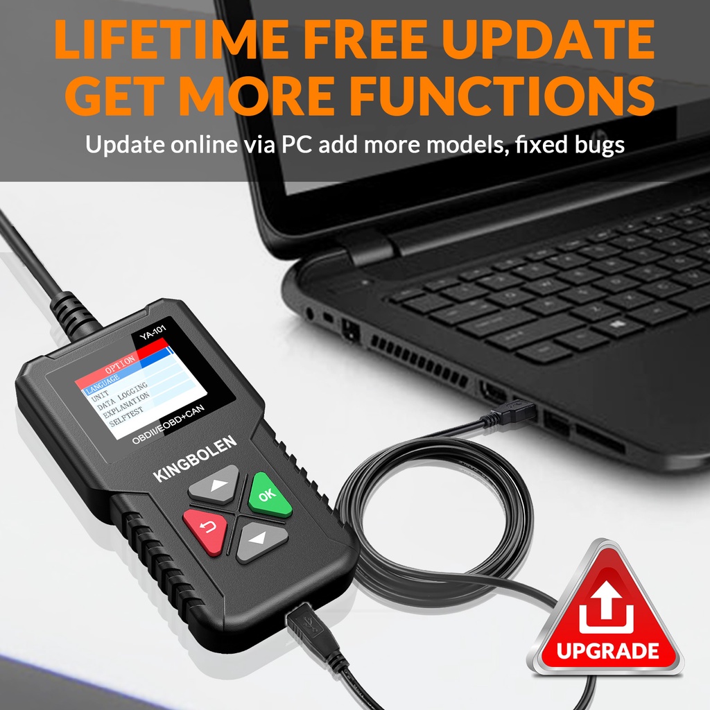 Thiết Bị Quét Kiểm Tra Lỗi Động Cơ OBD2 YA101 OBDII I / M One Key OBD2