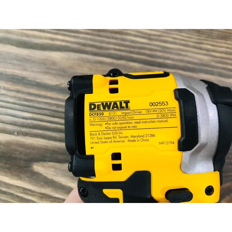 Máy Bắt Vít Pin Dewalt DCF850