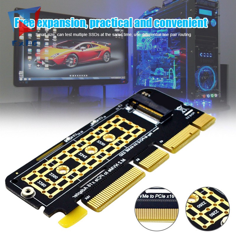 Thẻ Chuyển Đổi Giao Diện M.2 Nvme Ssd Ngff Sang Pci E3.0 X16