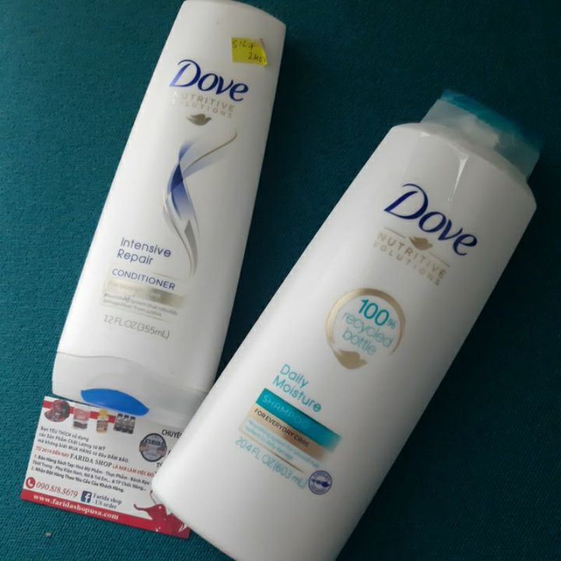 01 CHAI DẦU GỘI DOVE Nutritive Solutions Daily Moisture  shampoo 603ML SẢN XUẤT MỸ
