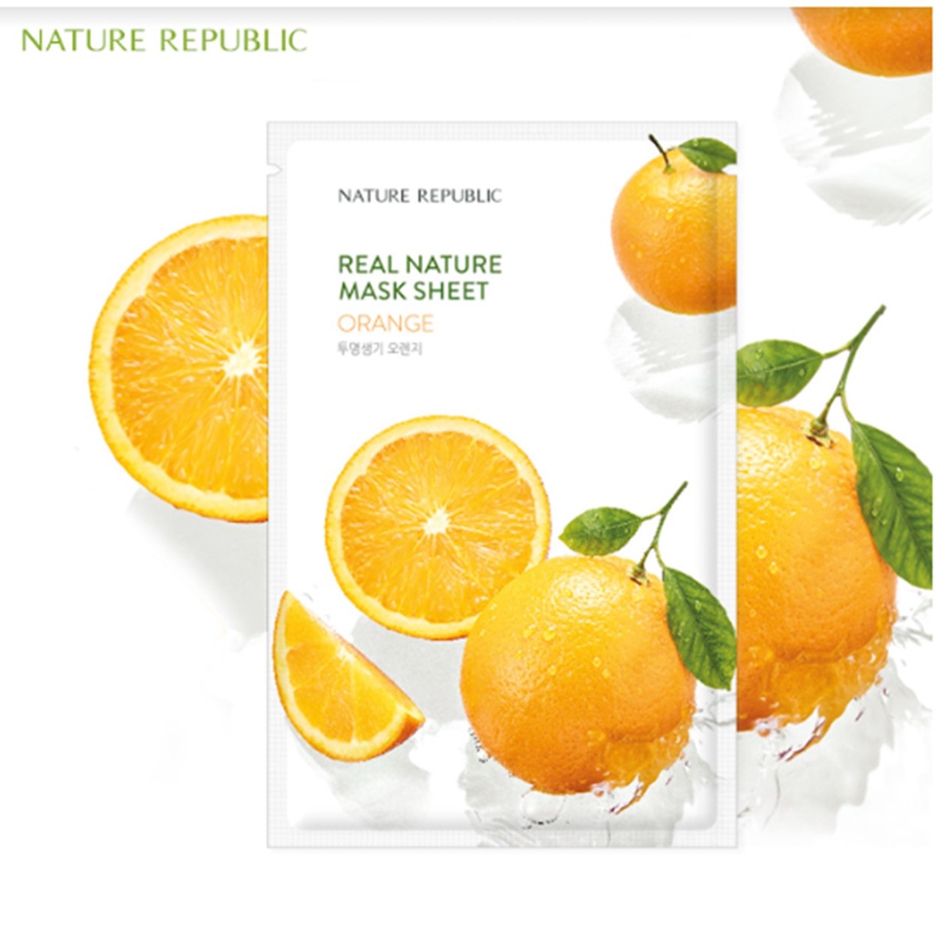 Mặt Nạ Dưỡng Ẩm, Dưỡng Trắng, Chống Lão Hóa Da Nature Republic Mask Sheet 23ml | WebRaoVat - webraovat.net.vn