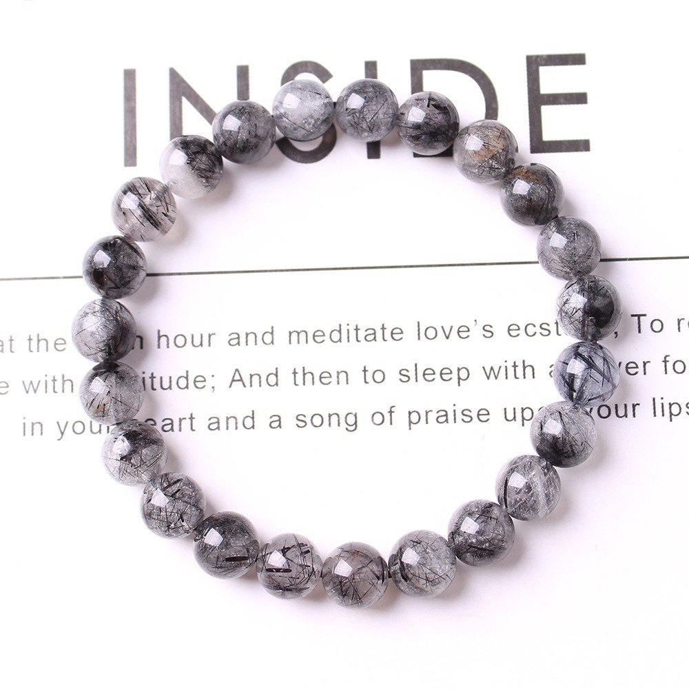 Chuỗi Vòng T.A Tóc Đen Phong Thủy Mạng THỦY và MỘC size 8mm - Phong Thủy Thành Đô | BigBuy360 - bigbuy360.vn