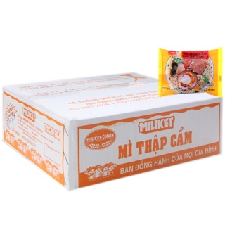 (HSD: T11/2024) Thùng 30 gói mì Miliket thập cẩm hải sản ( 30 gói x 70g)