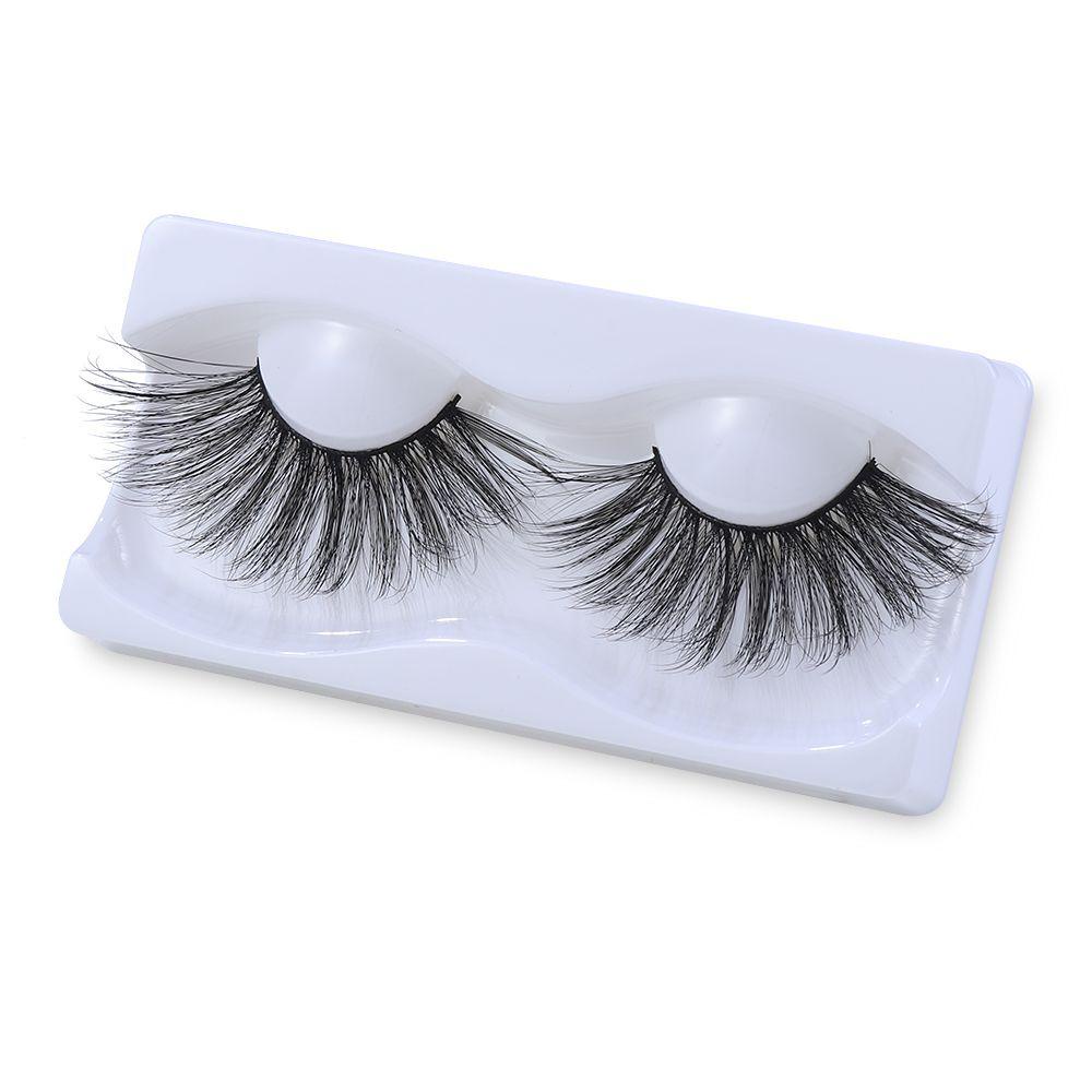 1 Cặp Lông Mi Giả SKONHED 8D Bằng Lông Chồn Trang Điểm Mắt Thủ Công