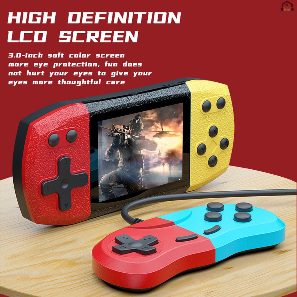 Máy chơi game cầm tay G620 3.0 inch tích hợp 500 trò chơi điện tử màn hình màu sạc pin 1000mah