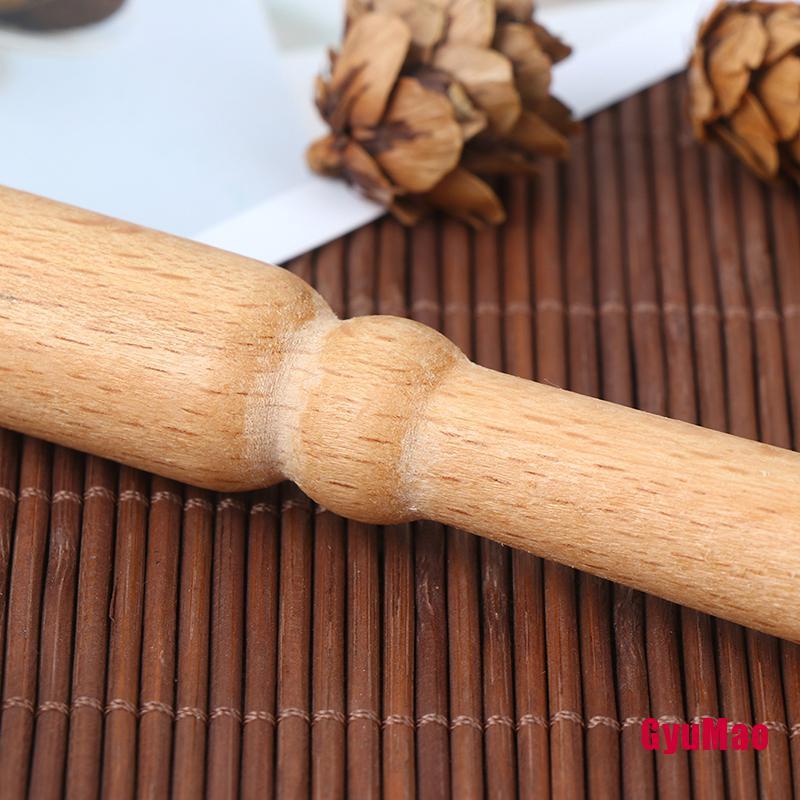 Cọ Quét Bụi Máy Pha Cà Phê Tay Cầm Bằng Gỗ Tự Nhiên