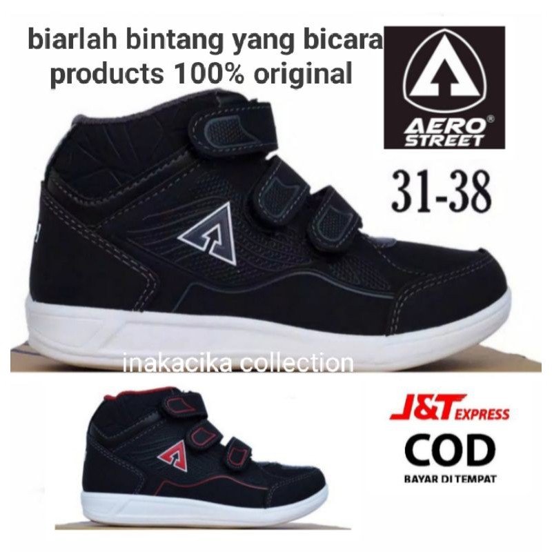 Giày aero ev0 velcro 3 bền bỉ cho bé trai lớp học U2N4