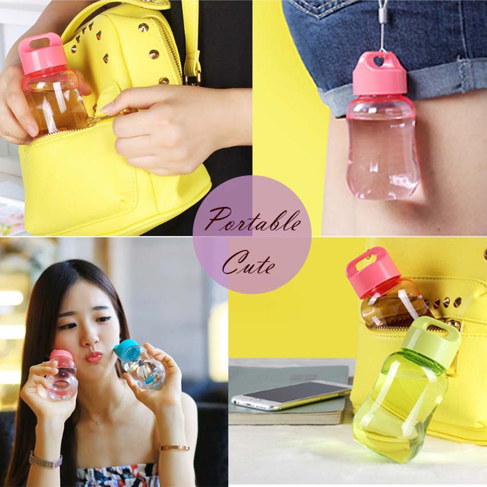 TARSURE 180Ml Portable Plastic Colorful Water Bottle School Water Bottles For Children Mini Cute/Multicolor