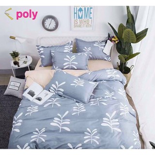 BỘ CHĂN GA GỐI POLY NHẬP TIM VÀNG
