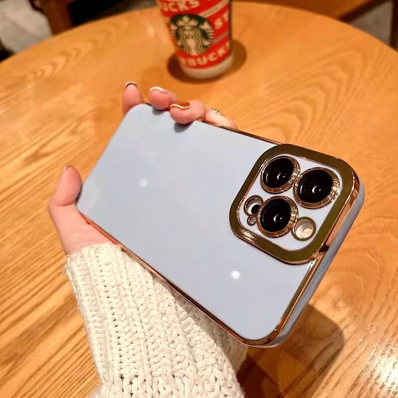 Sang Trọng Ốp Điện Thoại Mạ Điện Chống Sốc Cho IPhone 13 pro max 12 11 pro max x xs xr xsmax 7 plus 8 plus se2020 se2022