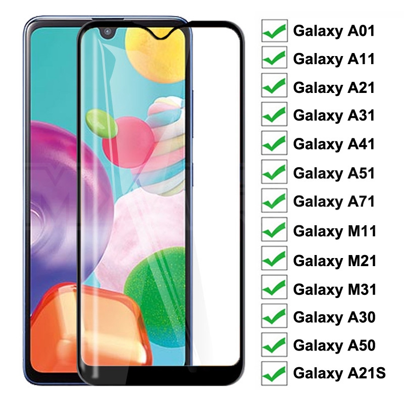 Kính cường lực Full Màn 9D Samsung Galaxy A21s M51 M31s M11 M21 M31 Prime M30s A11 A21 A31 A51 A71 A70s A50s A30s A20s