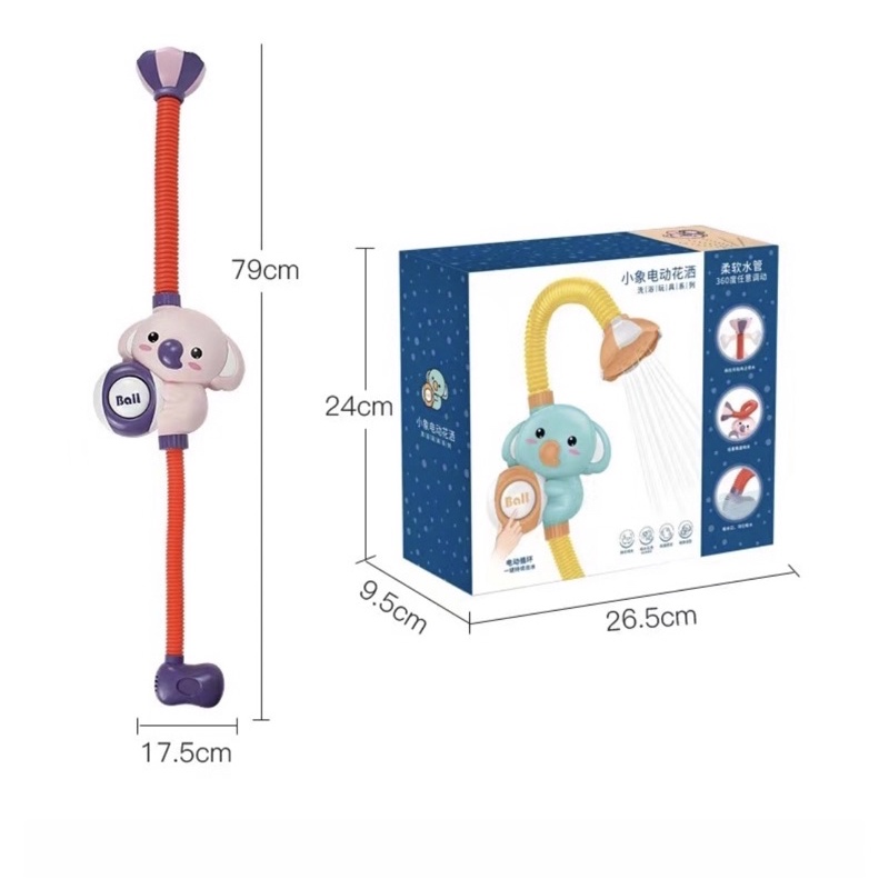 Đồ chơi nhà tắm cua tạo bọt cho bé có nhạc sử dụng pin