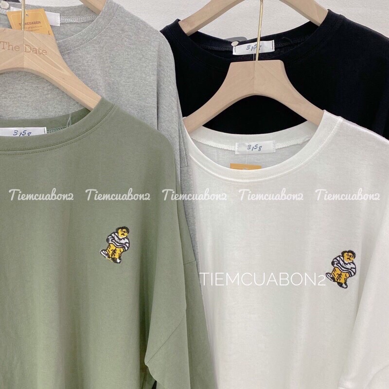 [GIÁ HUỶ DIỆT] Áo Thun Dài Tay Thêu Chất Coton Su Form Unisex Nam Nữ Ulzzang Nhiều Màu
