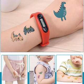 Miếng dán hình xăm khủng long 3d chống thấm nước dễ thương cho bé