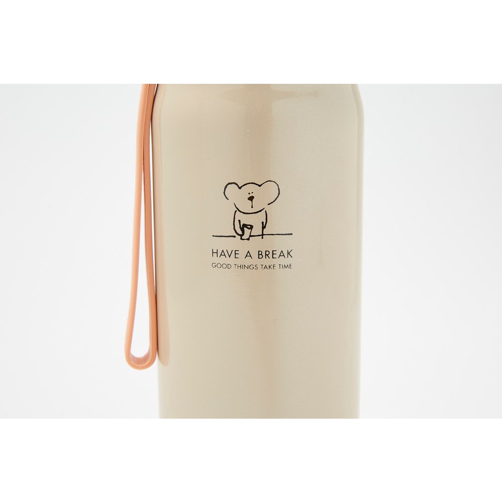 Bình Đựng Nước Tumbler ARTBOX Hàn Quốc Có Dây Đeo Không Gỉ Màu Beige 450ml