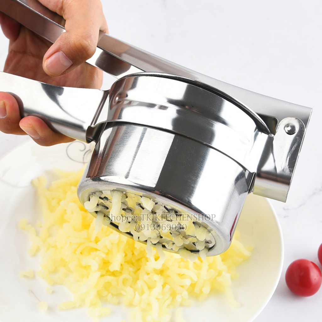Dụng cụ Nghiền khoai tây, ép củ quả, làm bún mì (Inox 304 ) hãng EAST HONGKONG