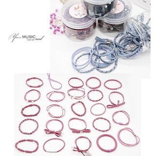 Sét 24 dây buộc tóc cao cấp xuất Nhật A04