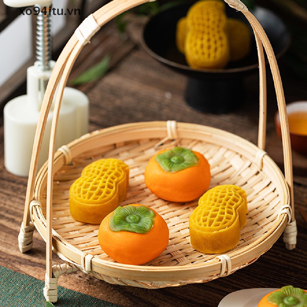 Khuôn Nhựa Nhấn Làm Bánh Trung Thu / Socola Hình Hạt Đậu Phộng
