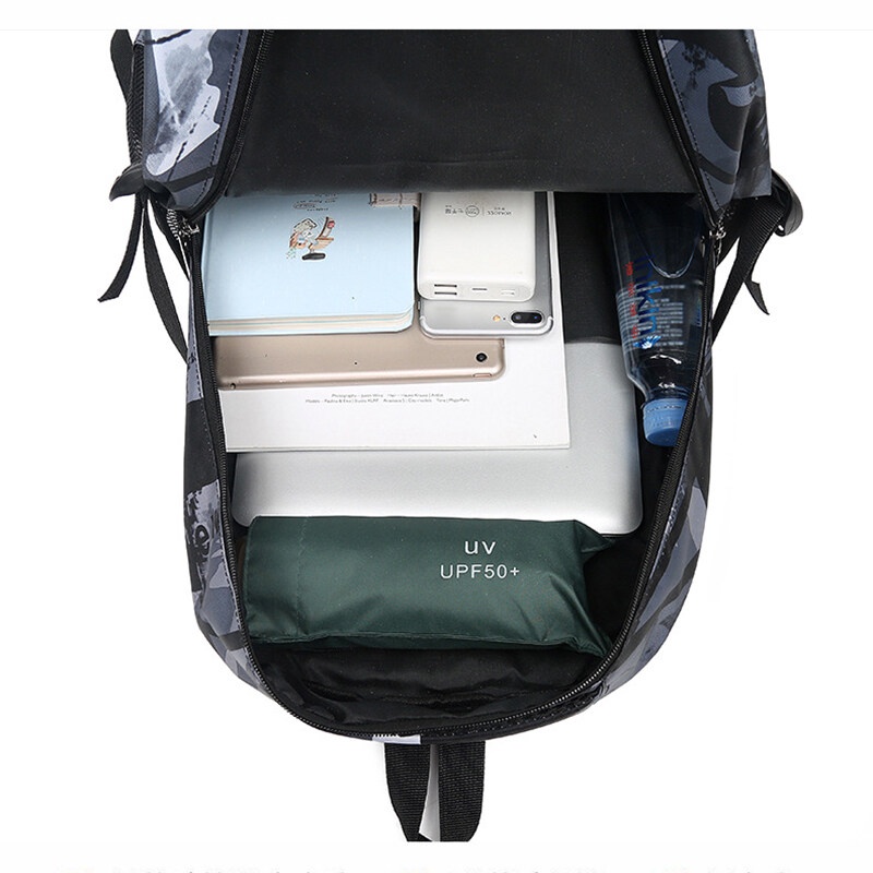 Balo YAZHOULONG dáng dài họa tiết rằn ri thời trang dành cho học sinh