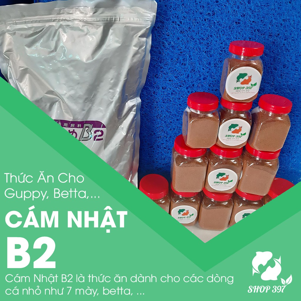 Cám Nhật B2 - Thức ăn cao cấp dành cho bảy màu, betta, cá con