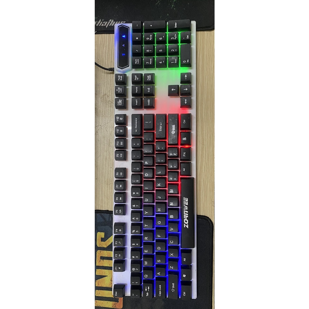 Bàn Phím, Bàn Phím Led Giả Cơ ZE 960, Thiết Kế Đẹp Mắt, Chắc Chắn. Đèn led RGB, thao tác mượt mà