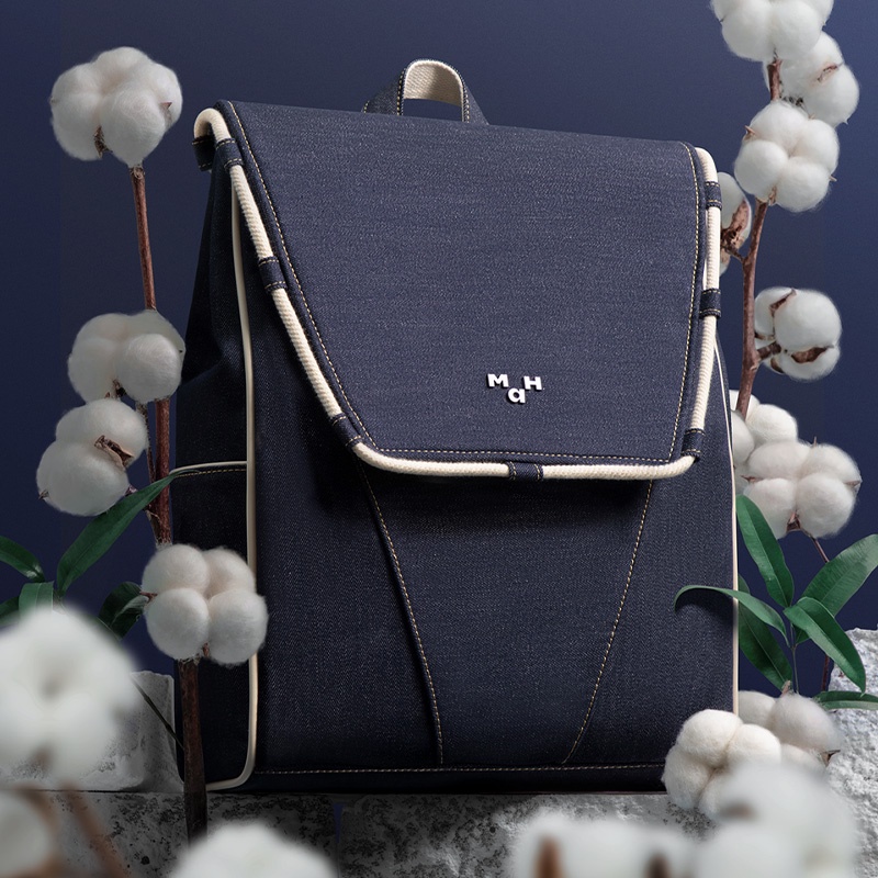 MAH Young Ba lô máy tính xách tay dành cho nữ Túi đeo vai phong cách Hàn Quốc Túi đi học không thấm nước sức chứa lớn