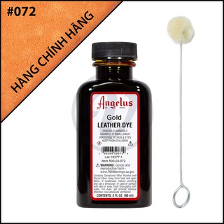 Gold 072 - màu nhuộm đồ da cao cấp angelus leather dye 90ml