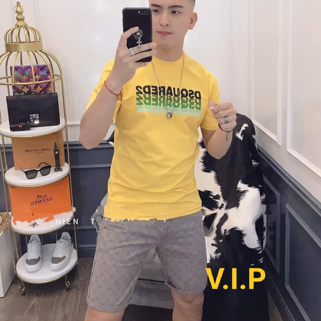 Áo thun nam DSQ cao cấp in hình hàng shop siêu cấp | BigBuy360 - bigbuy360.vn