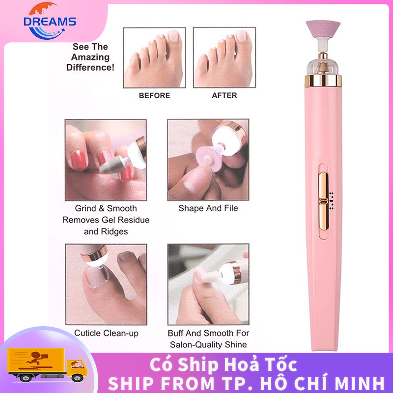 Máy Mài Móng xách tay nhỏ Tay LED Đa Năng Có Thể Sạc Lại, Bút Khoan Móng Tay, Dụng Cụ Làm Móng，Công cụ đánh bóng điện