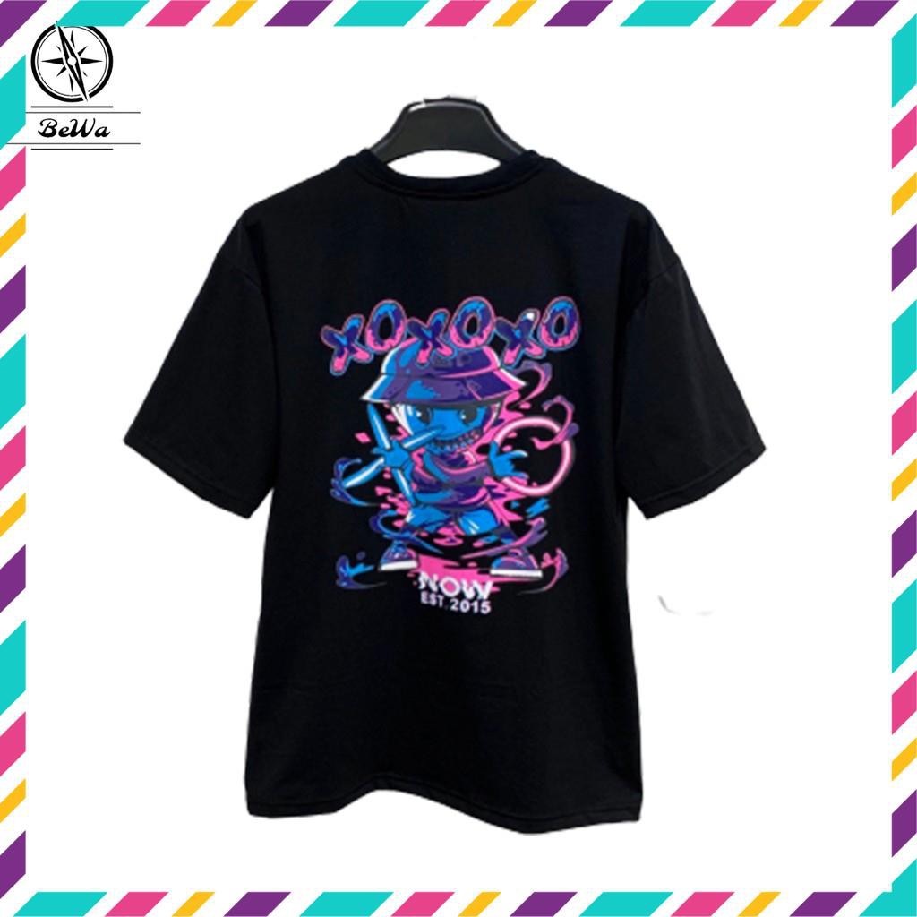 (SALE) Áo thun nowsaigon XOXO hình 3D đẹp unisex tay lỡ form rộng vải cotton thấm hút | Tỉnh Lộ 10 /uy tín chất lượng