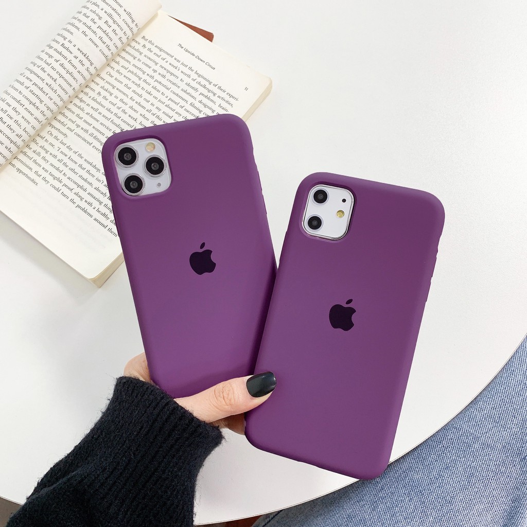 Ốp lưng iphone Chống Bẩn Full Viền Logo Táo 5/5s/6/6plus/6s/6splus/7/7plus/8/8plus/x/xr/xs/11/12/pro/max/plus/promax | BigBuy360 - bigbuy360.vn