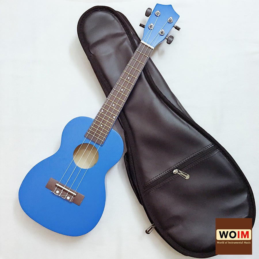 Đàn Ukulele Concert Woim 33A19 Size 23 Tặng Kèm Bao Da Cao Cấp