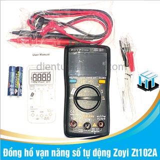ĐỒNG HỒ VẠN NĂNG SỐ TỰ ĐỘNG ZOYI ZT102A( BẢO HÀNH 12 THÁNG)