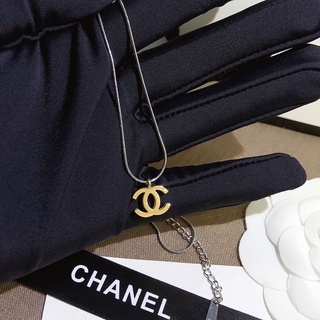Vòng cổ choker mặt chữ cc đơn giản thời trang phong cách hàn quốc