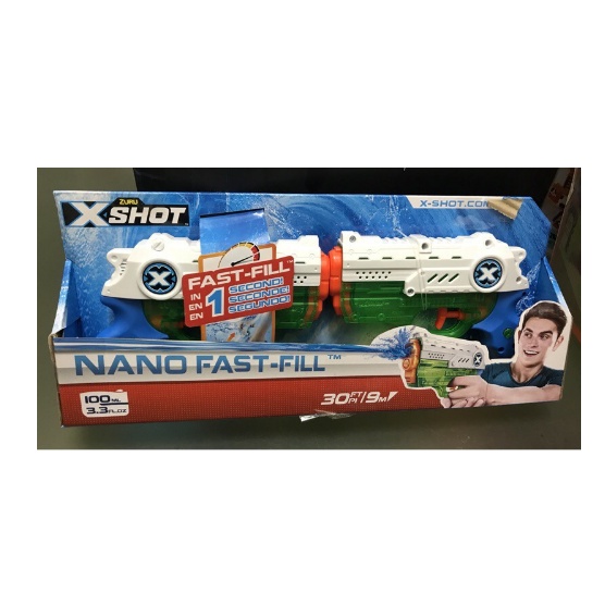 Đồ chơi súng phun nước đôi XSHOT 34cm 100ML