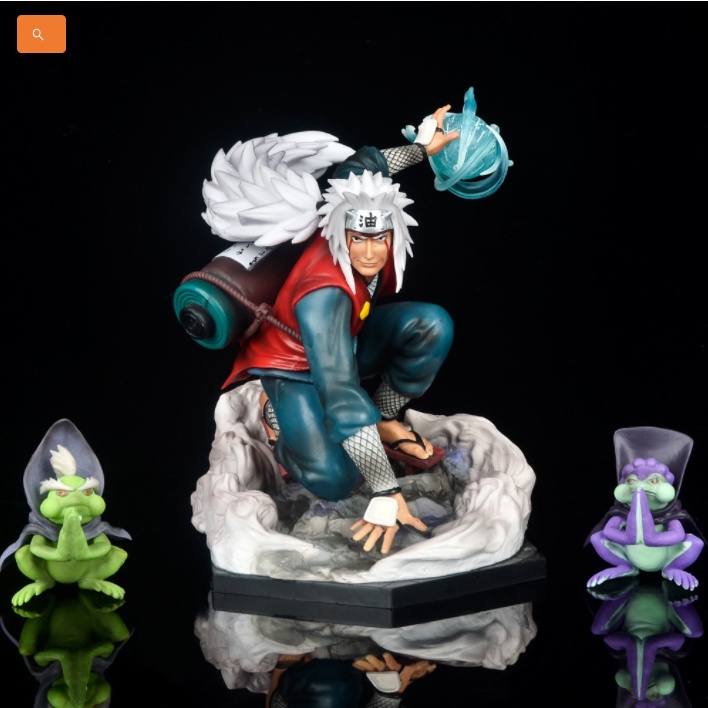 Mô hình Jiraiya 2 đầu tiên thuật 2 cóc chất lượng cao Naruto 19cm