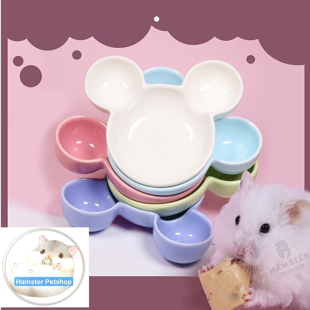 Bát ăn cho Hamster hình gấu