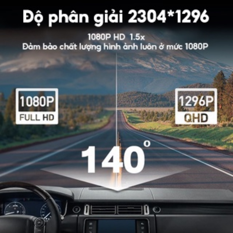 Camera Hành Trình Ultra HD 1296P Dash Cam Xiaomi 70mai M300 Sử Dụng Cảm Biến Sony Tích Hợp Pin Sạc Cảnh Báo Giọng Nói